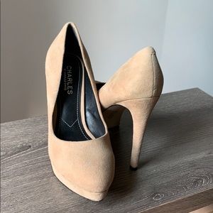 Charles David Nude Stilettos